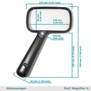 EasY Magnifier Grosse rechteckige Leselupe abmessungen