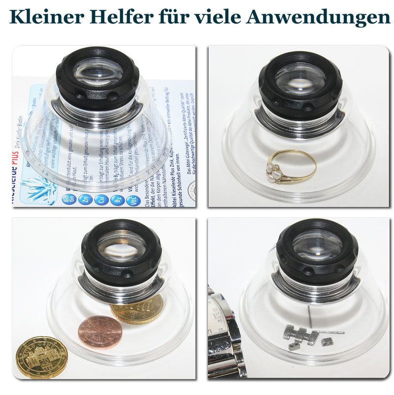 10x lupe anwendugnen easy magnifier