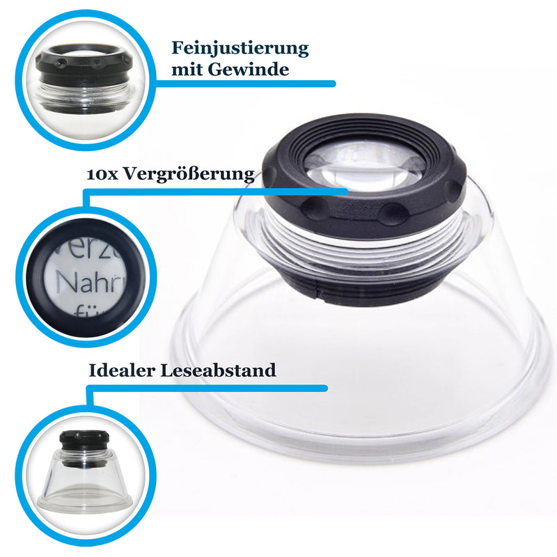 10x lupe uhrmacherlupe easy magnifier