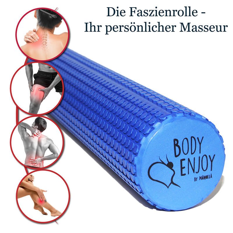 Body Enjoy Faszienrolle Rueckenschmerzen lindern rücken beine waden schultern