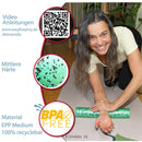 Body Enjoy kleine Faszienrolle Gruen 6cmx33cm videoanleitung