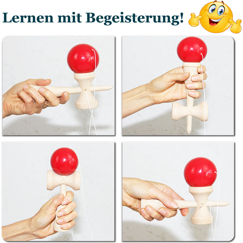 EasY FoxY ToY kendama Mokuru Set holzspielzeug anleitung