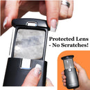 EasY Magnifier Small Pocket Magnifying Glass 3X with LED Light For Reading Fine Print; Mini Lighted Hand Held Acryl Lens; Read Lables In Stores; Magnify Glasses For Close Work;Helpful Gift For Seniors