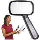 EasY Magnifier Grosse rechteckige Leselupe vorne schwarz