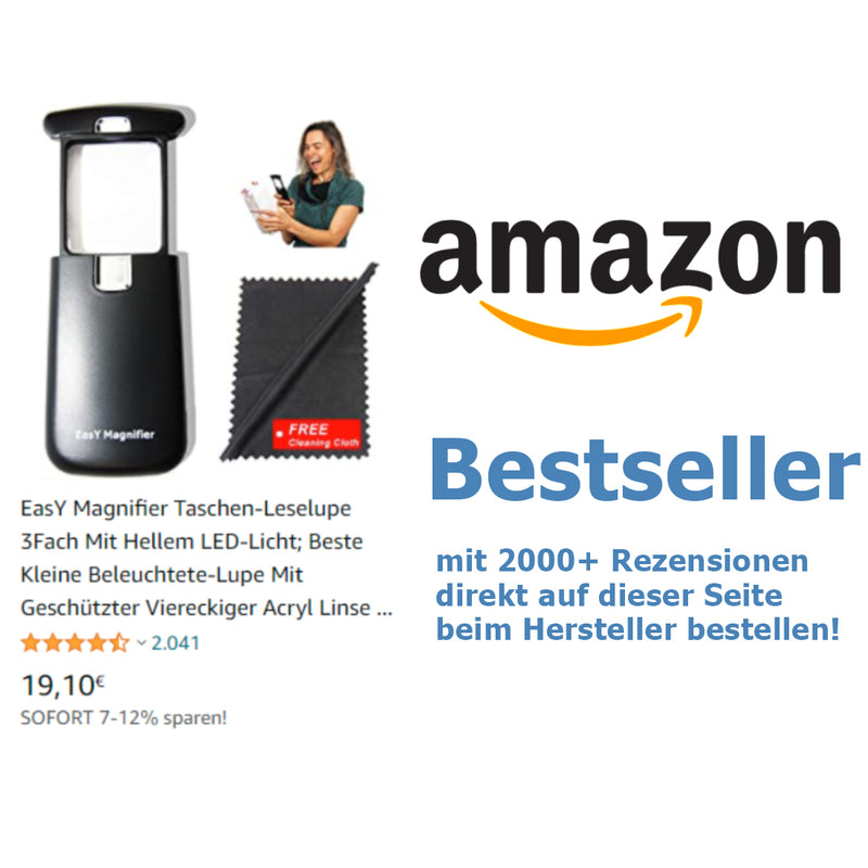 easy magnifier kleine lupe amazon